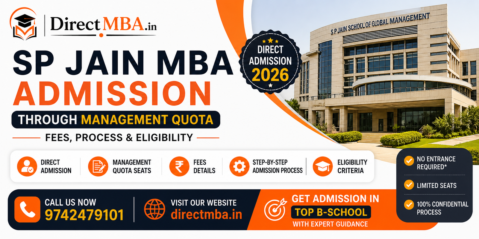 SP Jain MBA/PGDM Direct Admission 2026 Guide